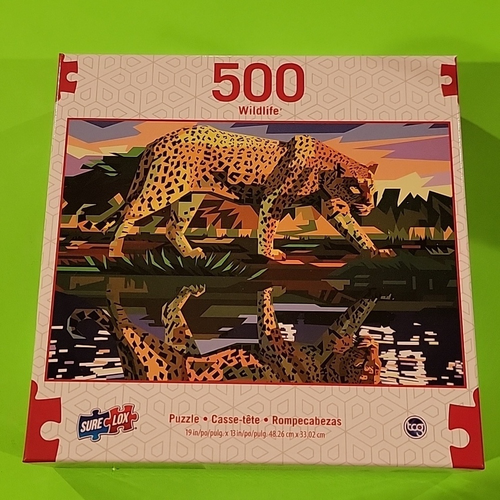 (J24) 500 piece wildlife jigsaw puzzle